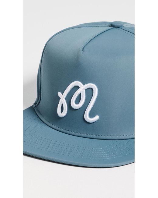 Malbon Blue Snapback Cap for men