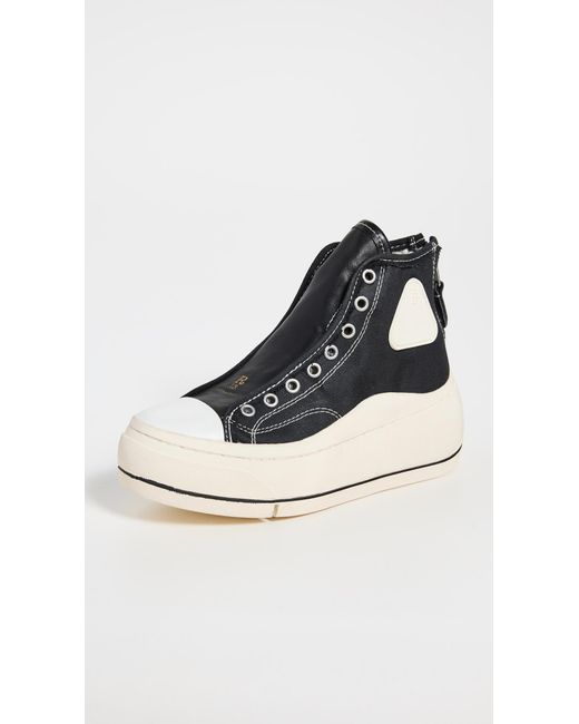 R13 Plain Lace Free Kurt High Top Sneakers in Blue Lyst