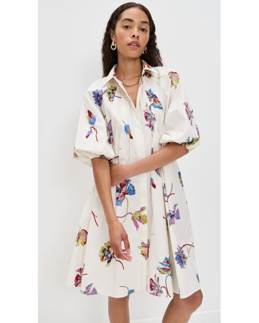 LaDoubleJ White Sunburst Dress