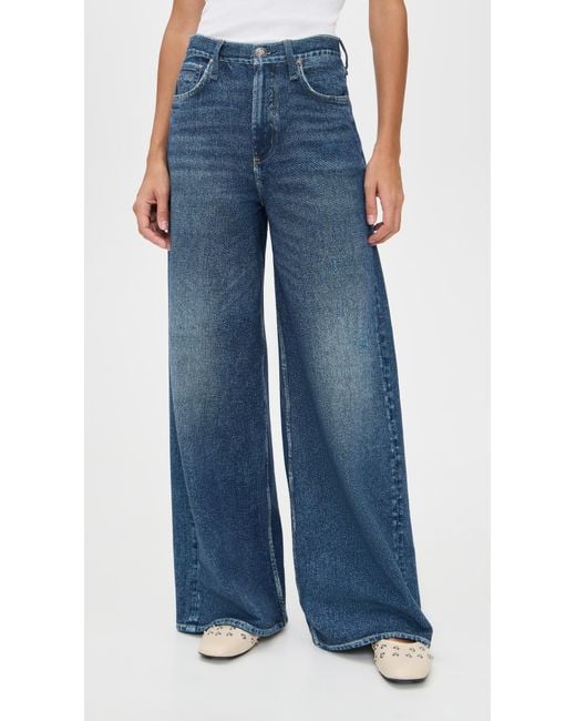 Rag & Bone Blue Miramar Terry Sofie Ankle Pants