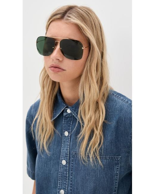 Tom Ford Green Mackenzie-02 Sunglasses