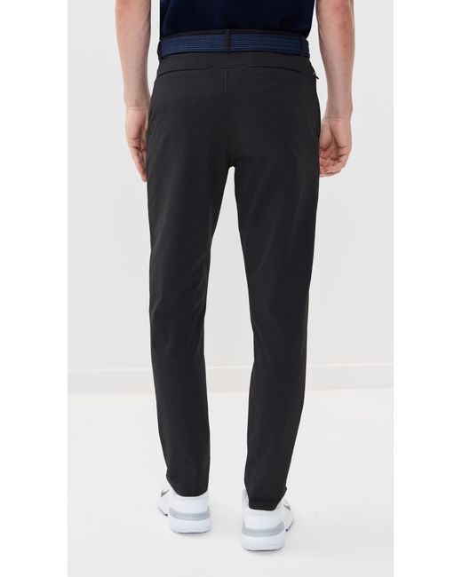 Ralph Lauren Black On Course Matte Stretch Nylon Pants 32 for men