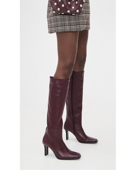 Staud Purple Hendrix Boots