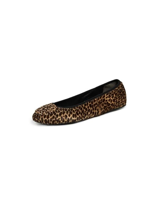 Tory Burch Black Reva Travel Ballet Flats