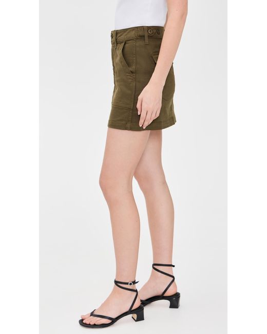 AMO Green Easy Slouch Skirt
