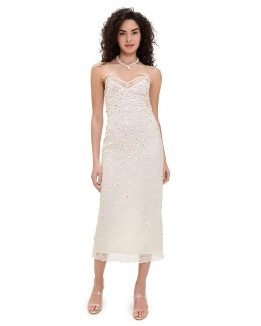LoveShackFancy Natural Mirrian Dress