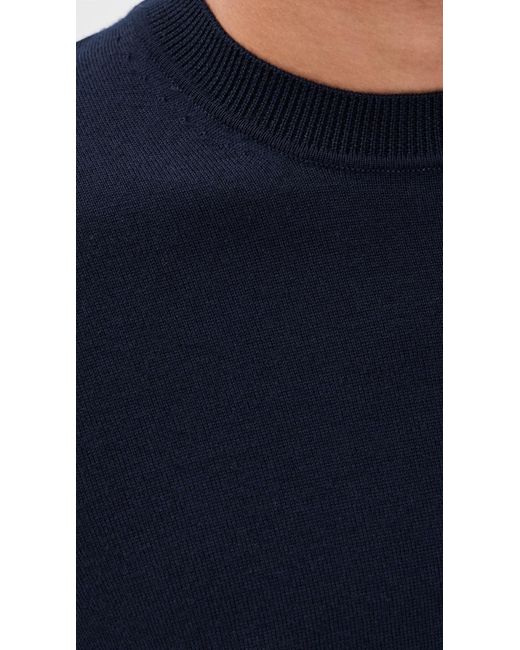 NN07 Blue Ted Soft Wool Sweater for men