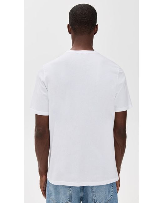 Maison Kitsuné White Fox Head Patch Regular Tee for men