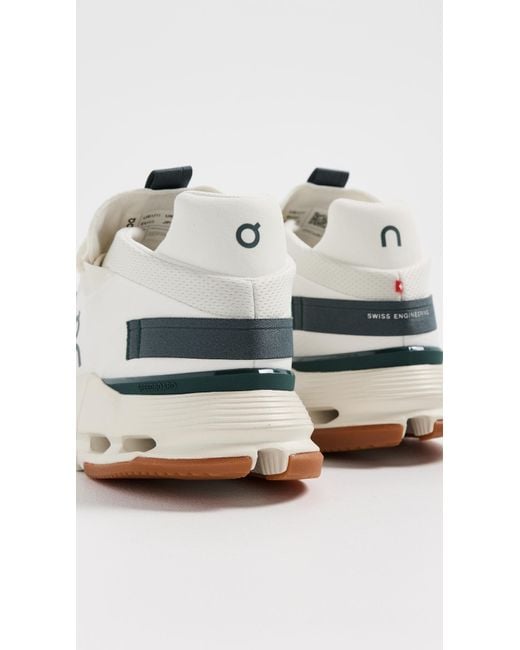 On Shoes White Cloudnova 2 Sneakers for men