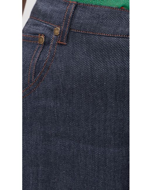 Staud Blue Harrison Pants