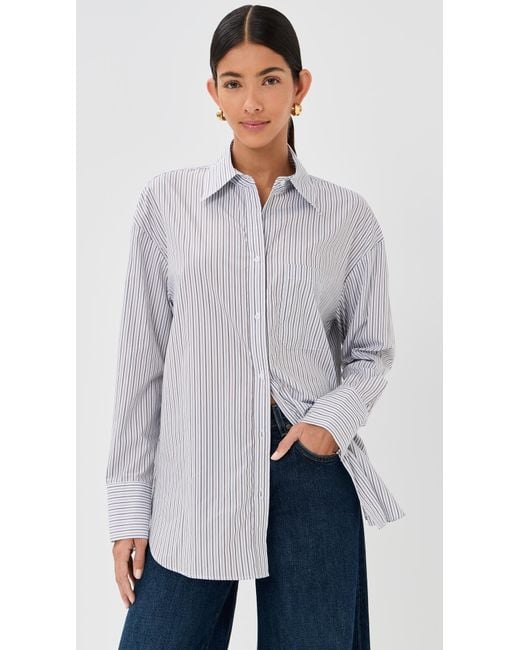 Twp Multicolor Big Joe Button Down Top