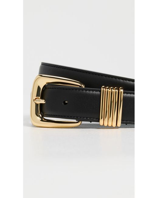 Veronica Beard Black Arch Belt