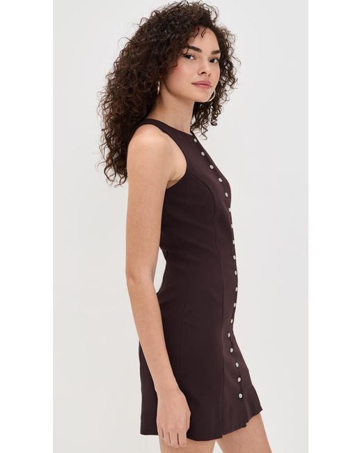 Amanda Uprichard Purple Oliviera Dress