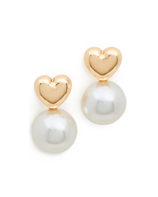 Shashi Multicolor Lucy Pearl Earrings