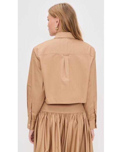 Solid & Striped Natural The Cropped Avril Top