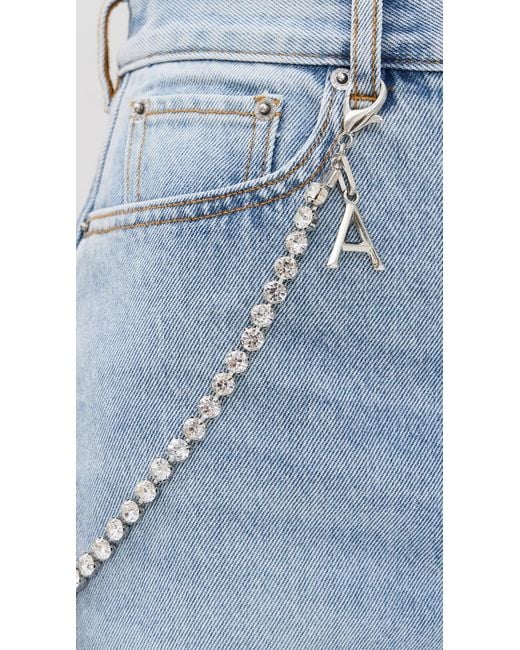 Area Blue Slit Jeans
