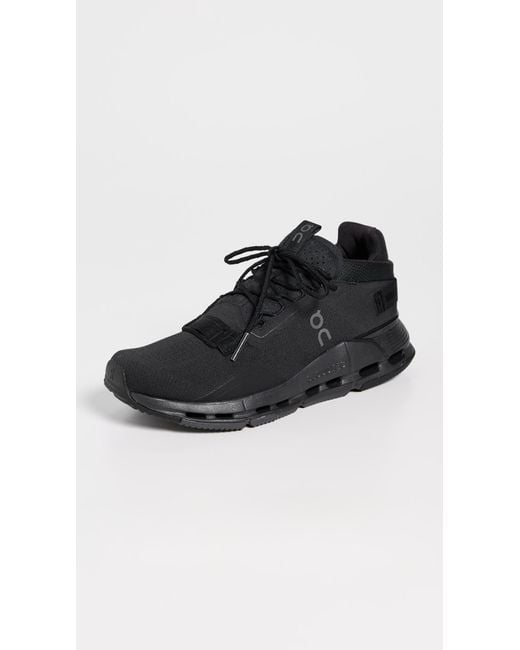On Shoes Black Cloudnova 2 Sneakers for men