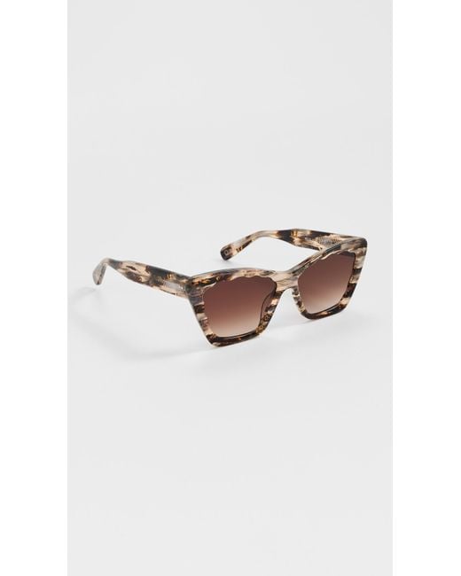 Krewe Brown Brigitte Sunglasses