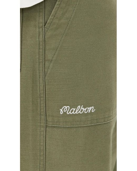 Malbon Golf Green Braxton Pants for men