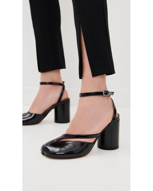 Maison Margiela Tabi Sandal Pumps 80Mm in Black | Lyst