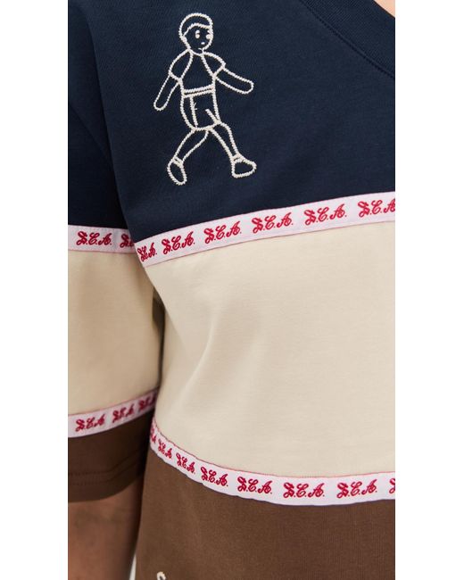 Sea Finnley Football Graphic Cropped T-Shirt in Blue | Lyst Sea Finnley Football Graphic Cropped T-Shirt in Blue | Lyst