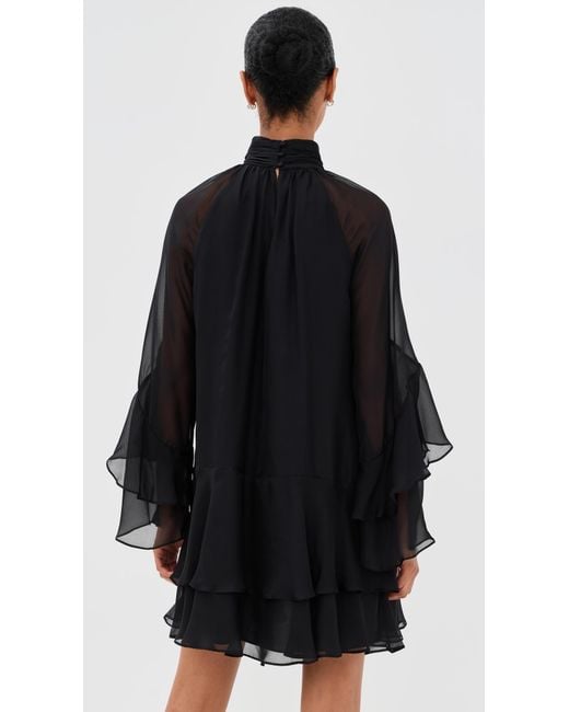 Veronica Beard Adlington Silk Dress in Black | Lyst Veronica Beard Adlington Silk Dress in Black | Lyst