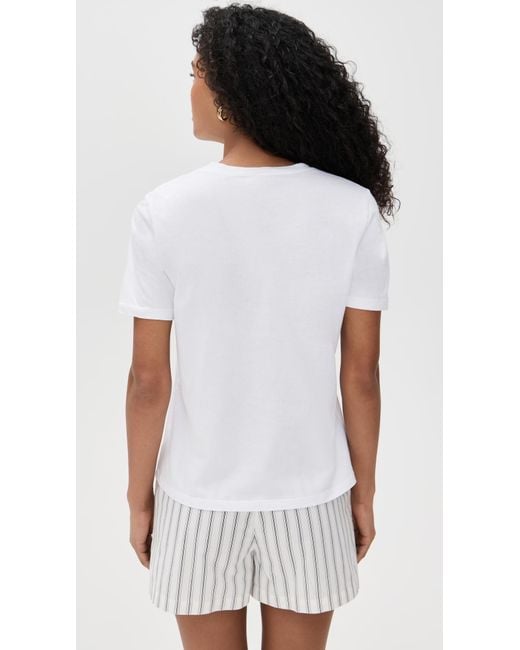 Kule White The Modern Lemon Tee