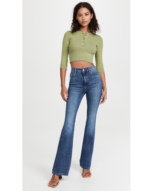 DL1961 Blue Bridget Boot High Rise Instasculpt Jeans