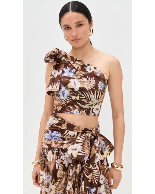 Zimmermann Black Coco Crop Bodice