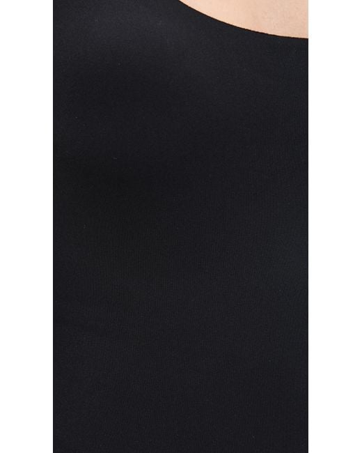 Commando Blue Neoprene Tank Bodysuit