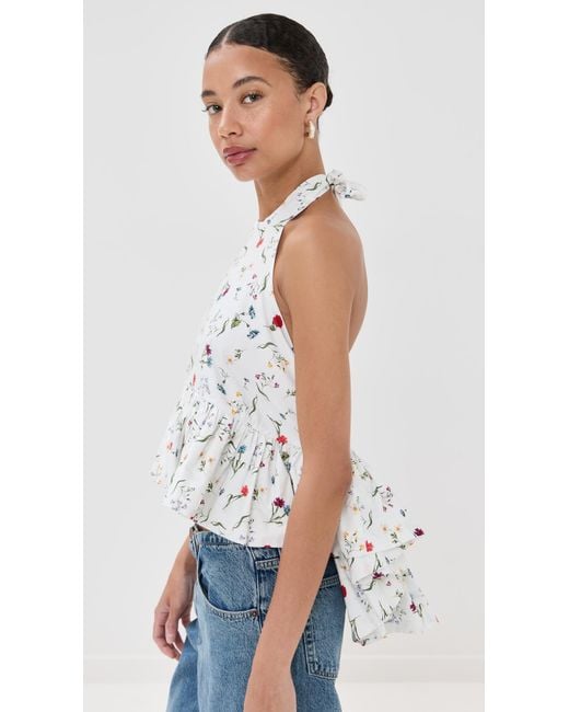 Azeeza White Winston Top