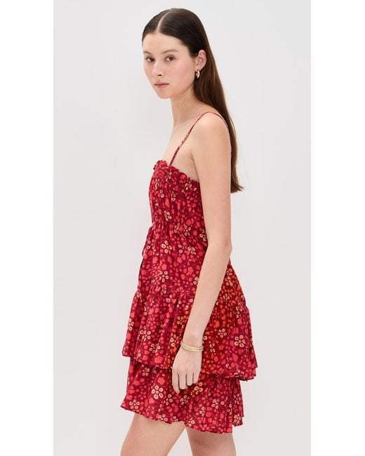 Ulla Johnson Red Kalila Coverup