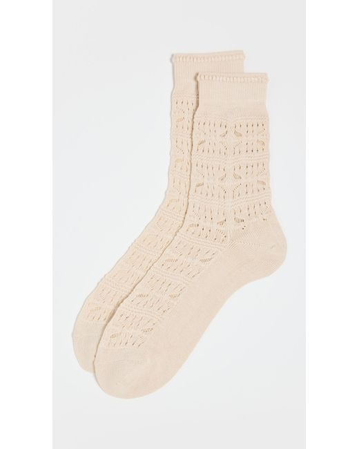 Falke White Granny Socks