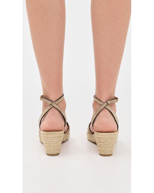 Tory Burch Black Ines Wedge Espadrilles 50Mm