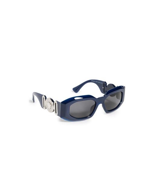 Versace Blue Ve4425u Oval Sunglasses
