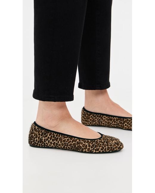 Tory Burch Black Reva Travel Ballet Flats