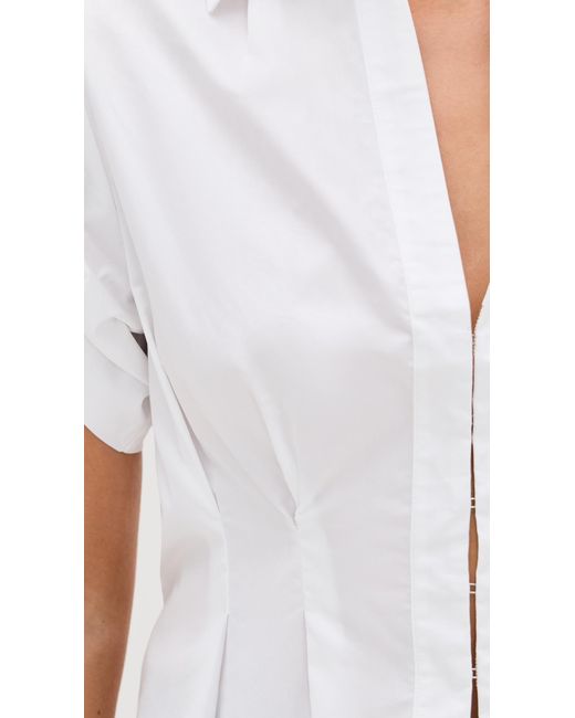 Hevron White Opal Top