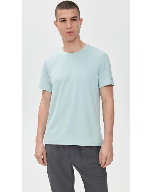 Rhone Blue Backspin Tee for men