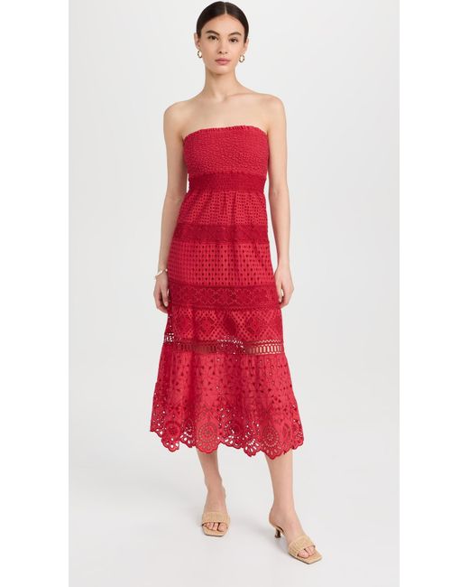 Temptation Positano Red Maraneo Dress