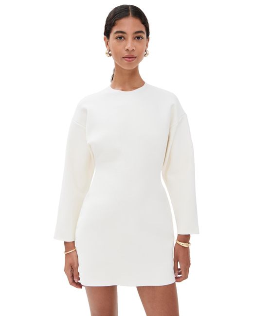 Wardrobe NYC White Wardrobe. Nyc Rhw Power Knit Mini Dress
