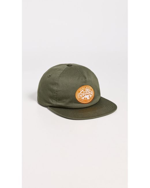 Malbon Green Horizon Snapback Cap for men