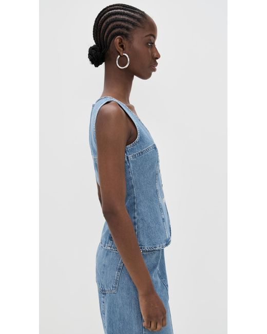 ALIGNE Blue Ariella Denim Top