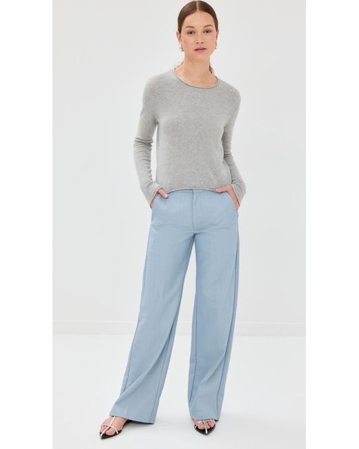 Lisa Yang Gray Ida Cashmere Sweater
