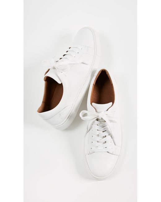 frye ivy sneakers white