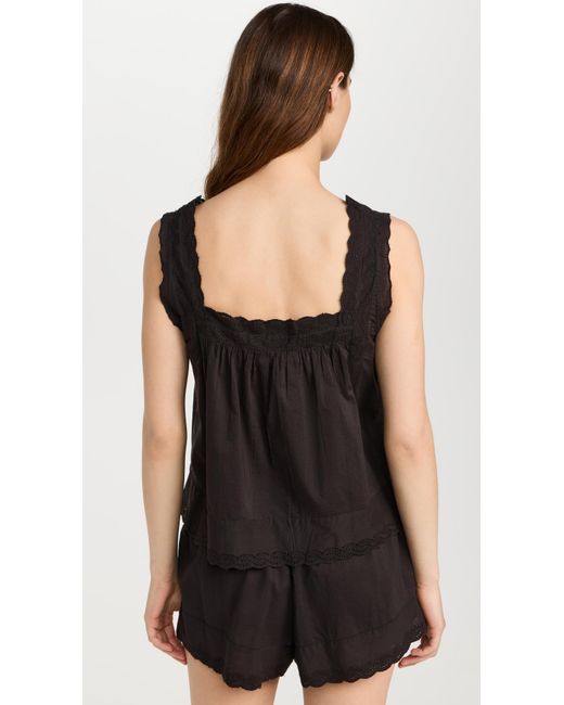 The Great Black The Eyelet Tank