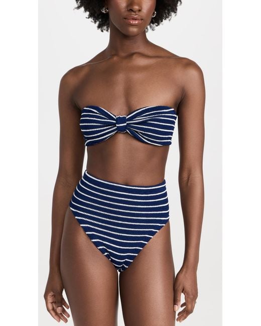 Hunza G Blue Ruby Bikini Set