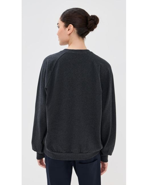 Tibi Black Perfect T Vintage Sweatshirt