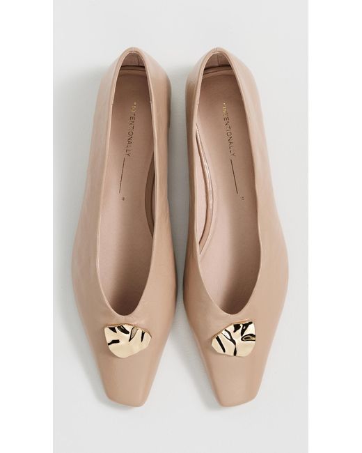 INTENTIONALLY ______ Black Celda Flats