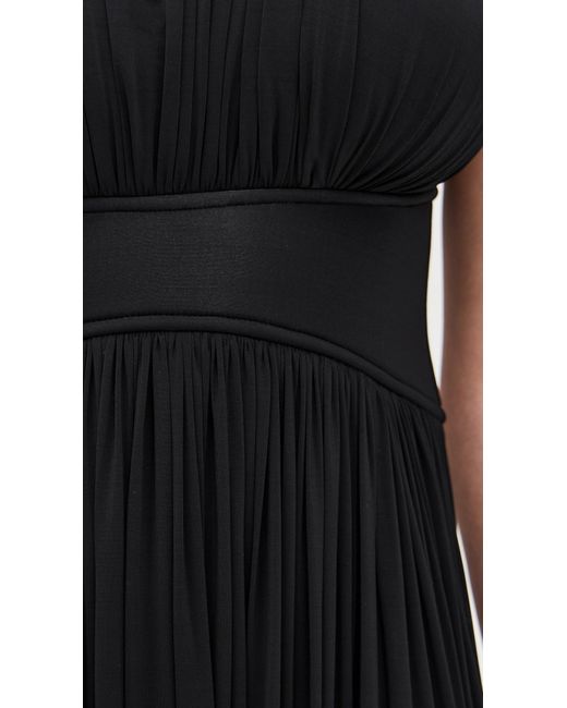 Zimmermann Black Hypnotic Column Dress
