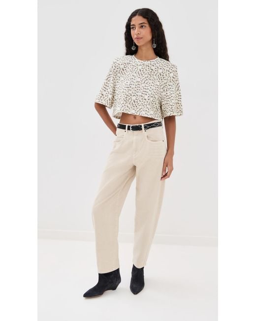 Isabel Marant Black Zaely Top